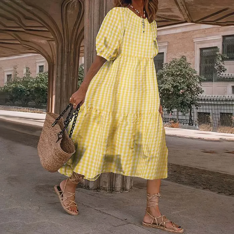 Vestido Algodon Casual Ellie