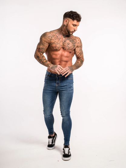 Jeans clasico azul