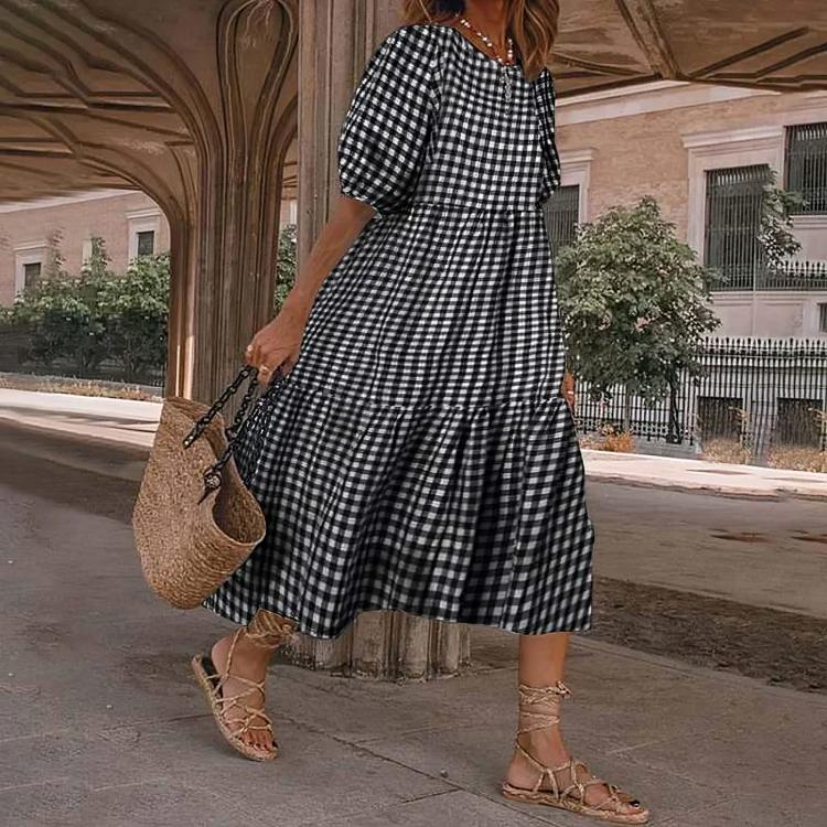 Vestido Algodon Casual Ellie