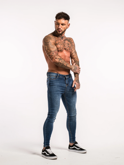 Jeans clasico azul