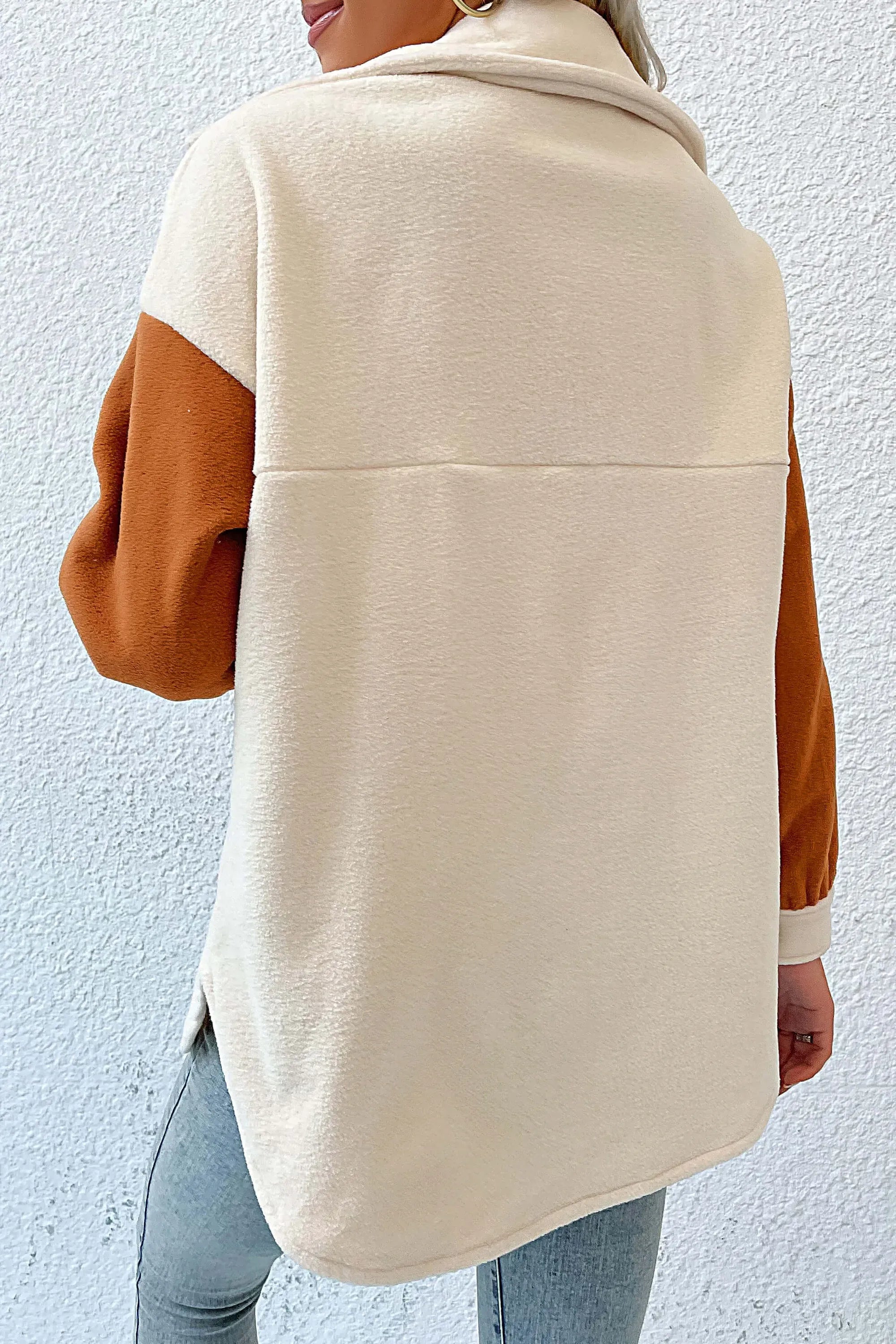 Chaqueta acogedora Down To Cuddle - Crema