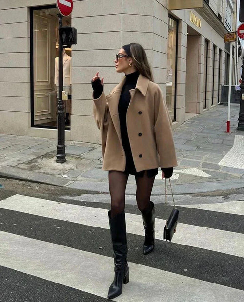 Abrigo de lana Leyre