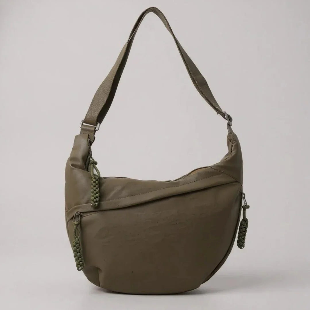 Mirella – Bolso bandolera antirrobo con forma de media luna