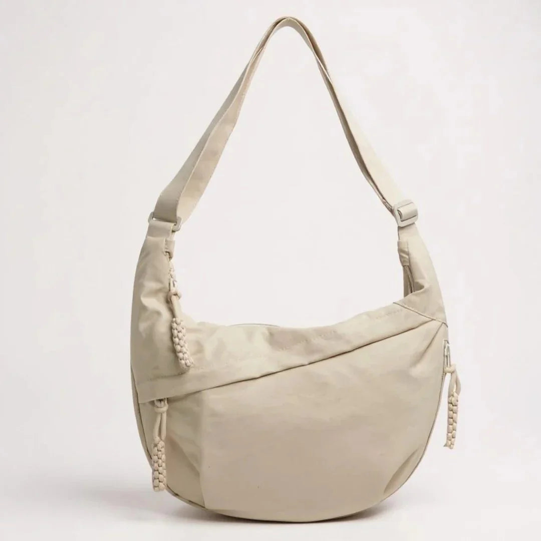 Mirella – Bolso bandolera antirrobo con forma de media luna