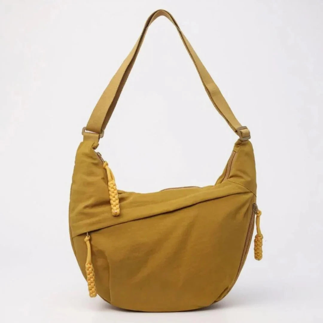 Mirella – Bolso bandolera antirrobo con forma de media luna