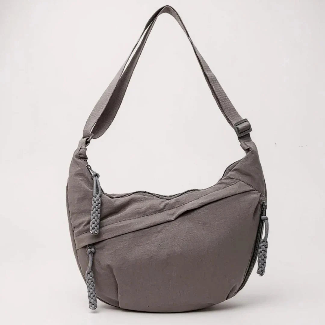 Mirella – Bolso bandolera antirrobo con forma de media luna