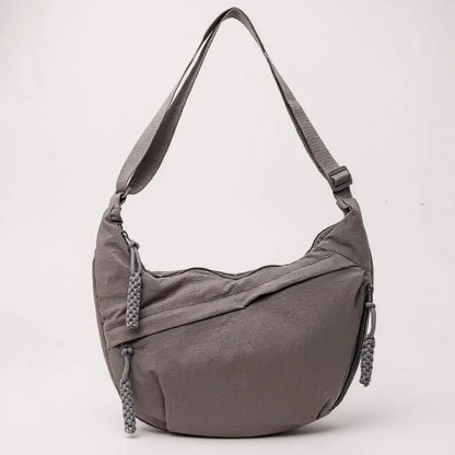 Mirella – Bolso bandolera antirrobo con forma de media luna