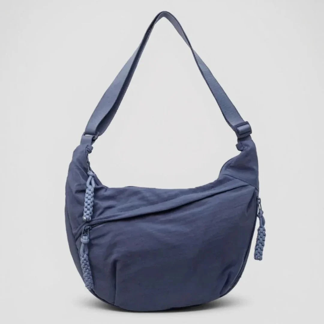 Mirella – Bolso bandolera antirrobo con forma de media luna