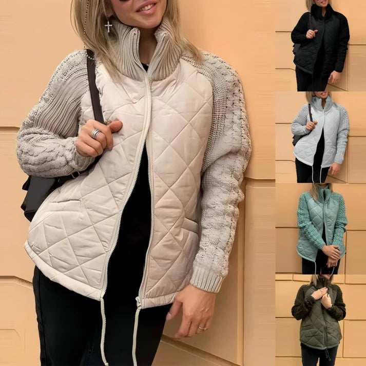 Olivia | Chaqueta acolchada de punto para mujer