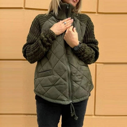 Olivia | Chaqueta acolchada de punto para mujer