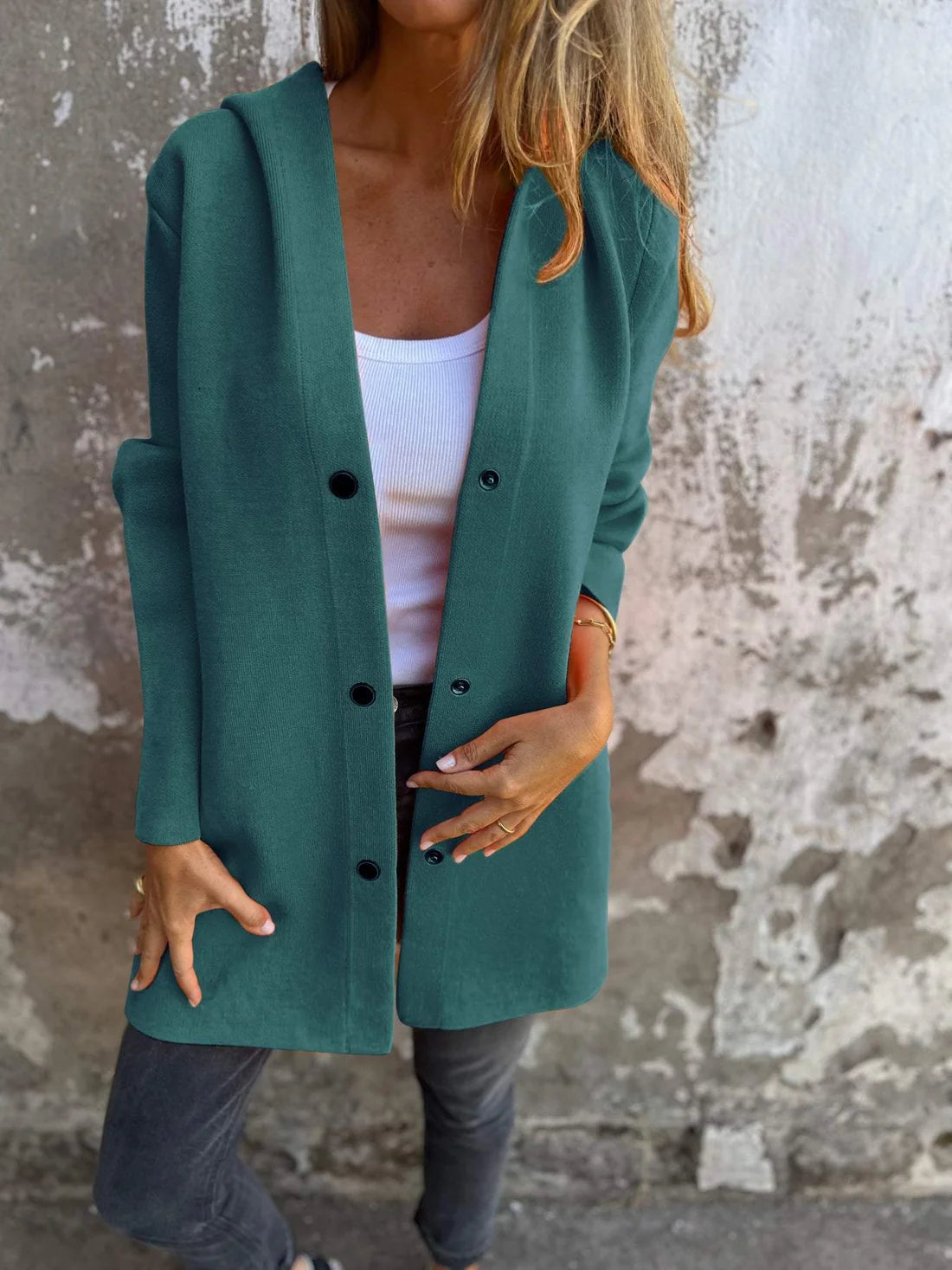 Greta | Blazer con Capucha